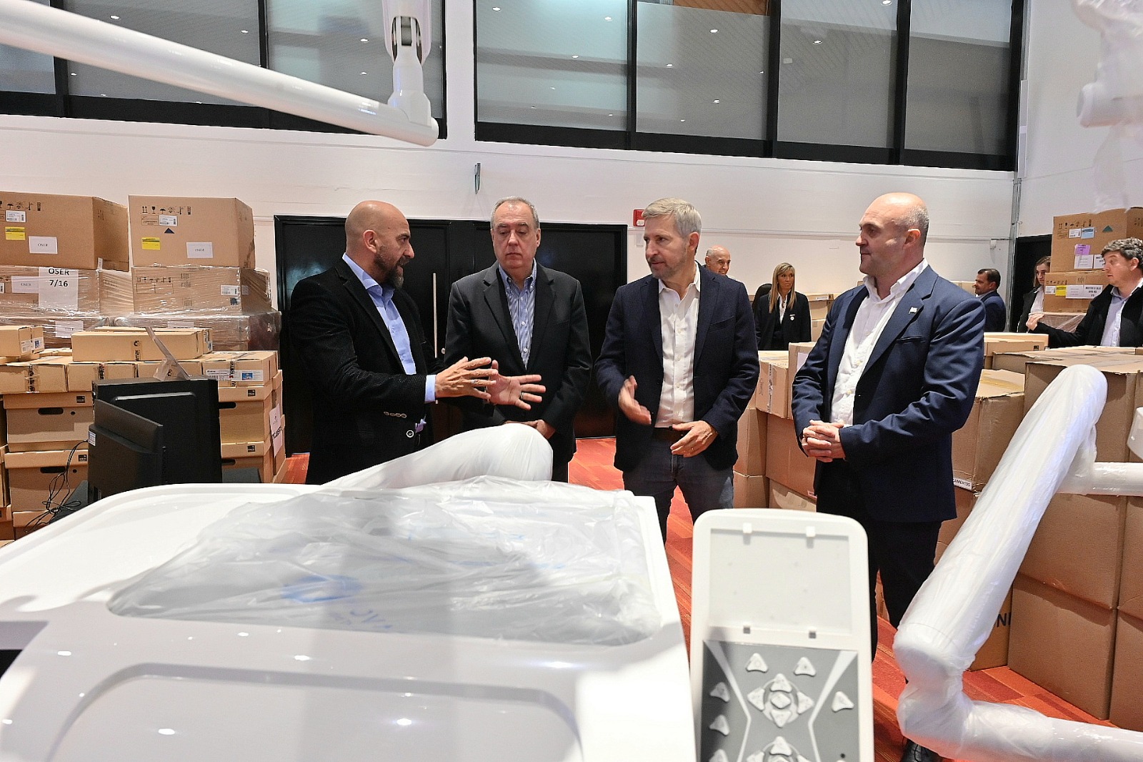 Frigerio recibió insumos y equipamiento de CTM por más de 3.000 millones de pesos para fortalecer la salud en Entre Ríos